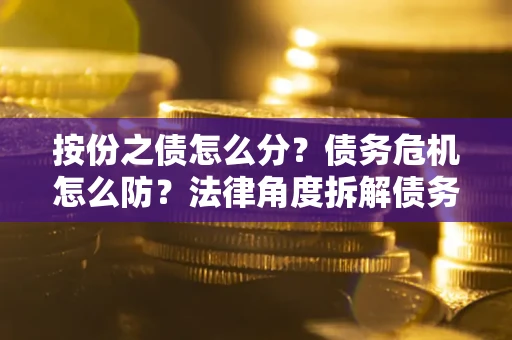 北京按份之债怎么分？债务危机怎么防？法律角度拆解债务分配与风险自保指南