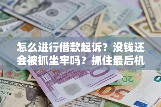 北京怎么进行借款起诉？没钱还会被抓坐牢吗？抓住最后机会！