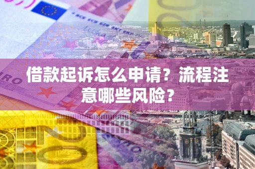 北京借款起诉怎么申请？流程注意哪些风险？